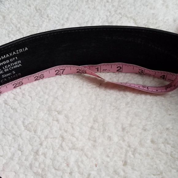 Sold! BCBGMaxAzria black waist belt - Picture 7 of 8